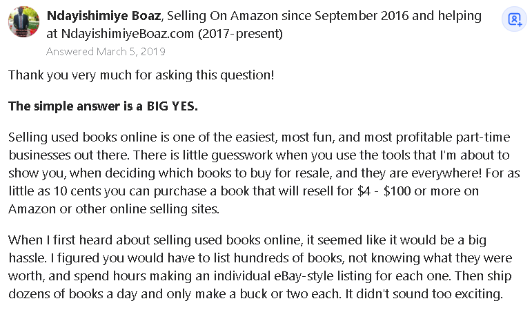 How to sell used books on Amazon