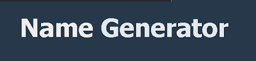 random username generator 