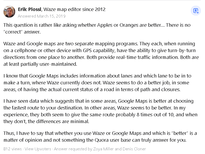 google maps vs waze 